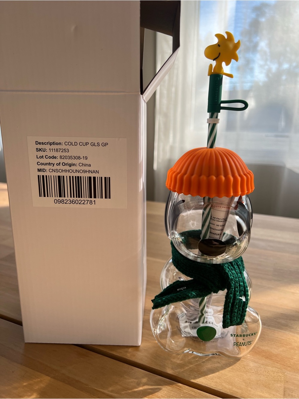 NWT Peanutsโข + StarbucksยฎSnoopy Cold Cup